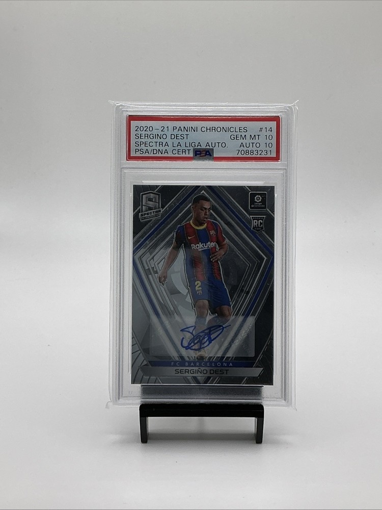 2020-21 Panini Sergino Dest Spectra La Liga Auto #/380 PSA 10 Auto 10 (ROOKiE)