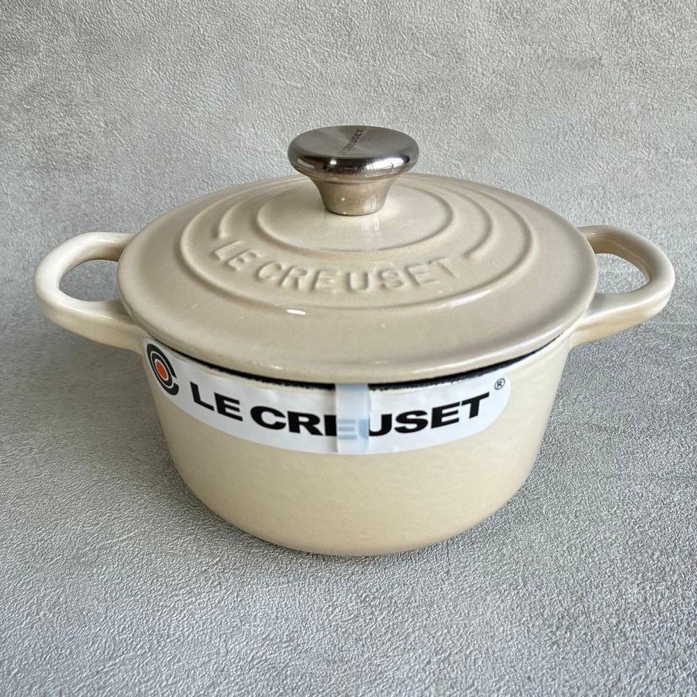 Le Creuset Cocotte Ronde 14cm 5.5 In 1 qt Dune Enamel Cast Iron