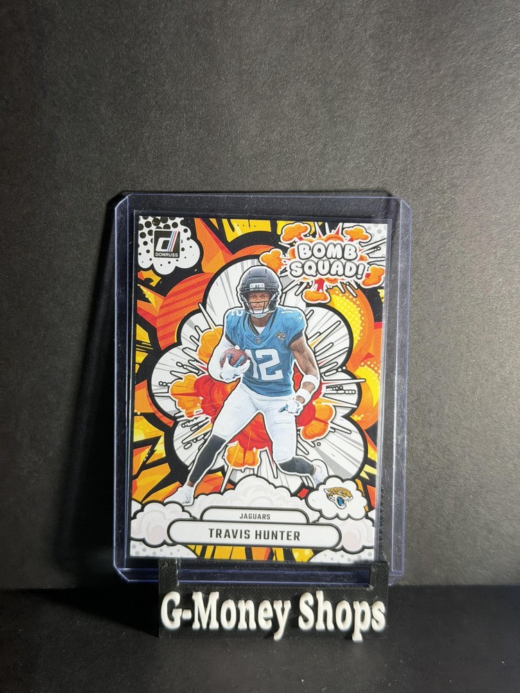 2025 Donruss #BS-THR Travis Hunter Bomb Squad