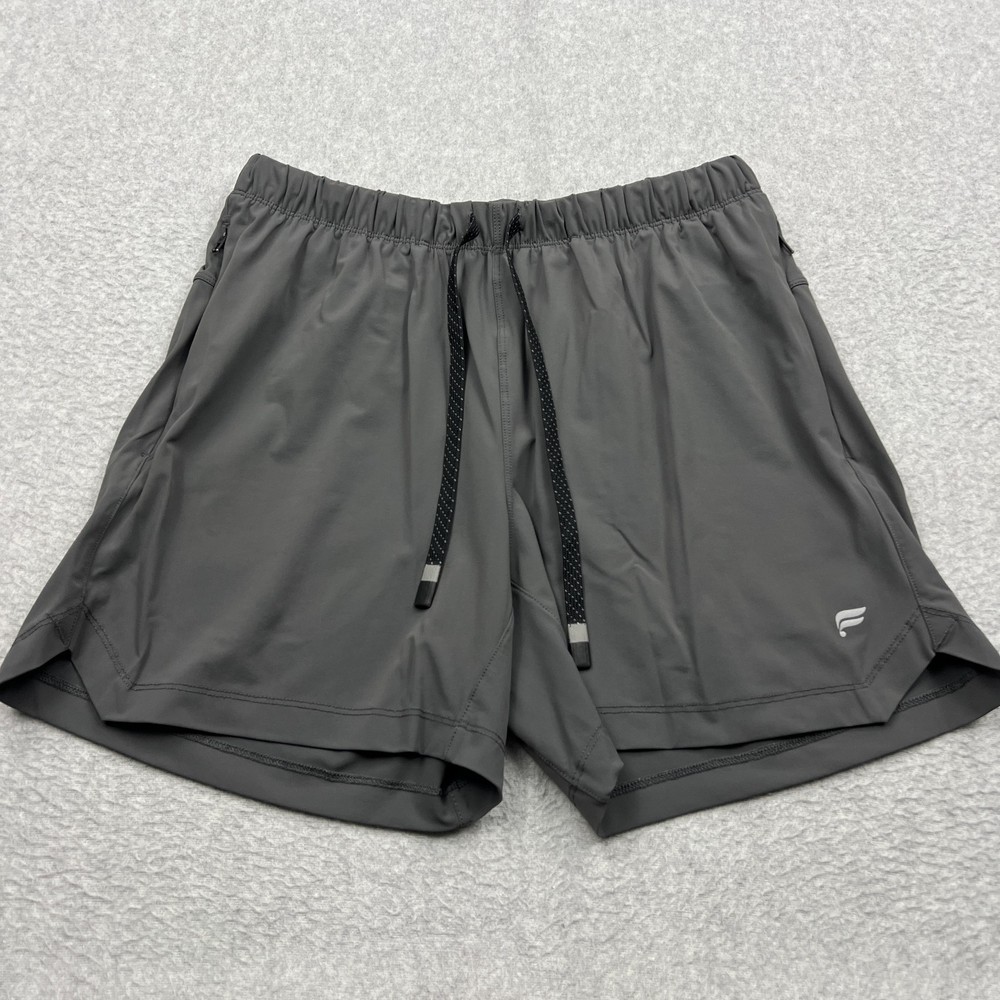 Fabletics The One Shorts Men's Medium* Gray Unlined Athletic Gym Lightweight 5