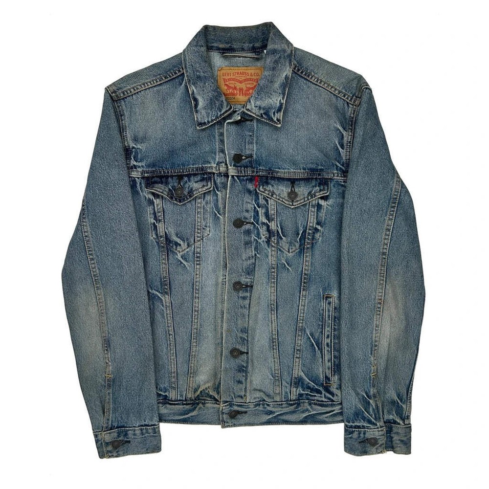 Levis Denim Jacket - Small Blue Denim