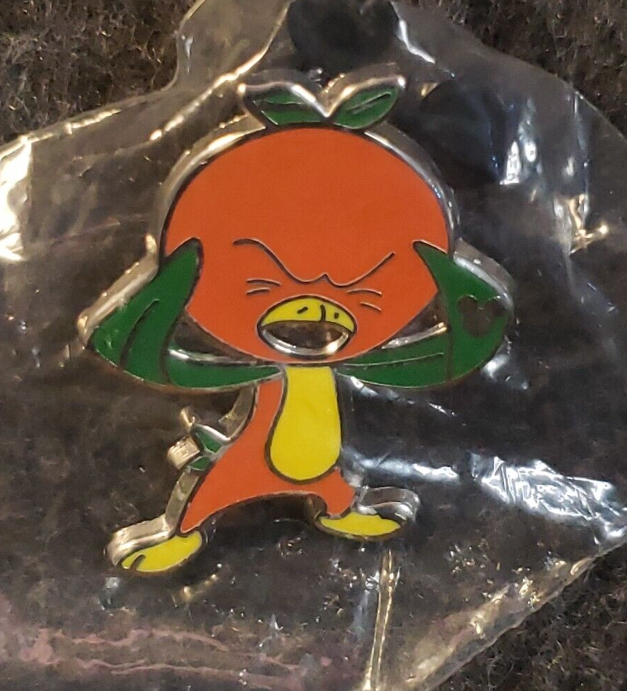 Orange Bird Frustrated Thinking Pin-WDW Cast Membr Hidden Mickey Pin (C19B3)PB2