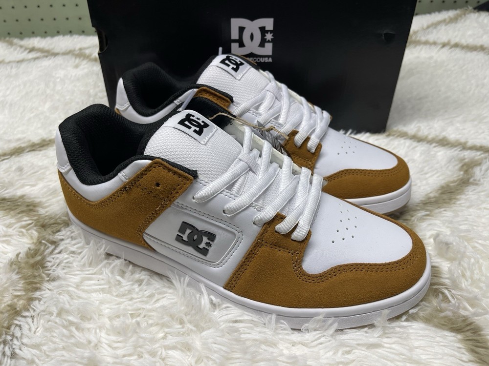 *Brand New* DC Manteca 4 Skate Shoes Low Top  Men's Size 10 Color White/Tan