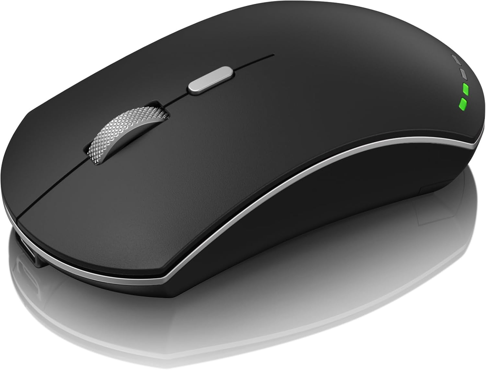 Rechargeable 2.4G Wireless Mouse with Adjustable DPI and USB Optical Technology