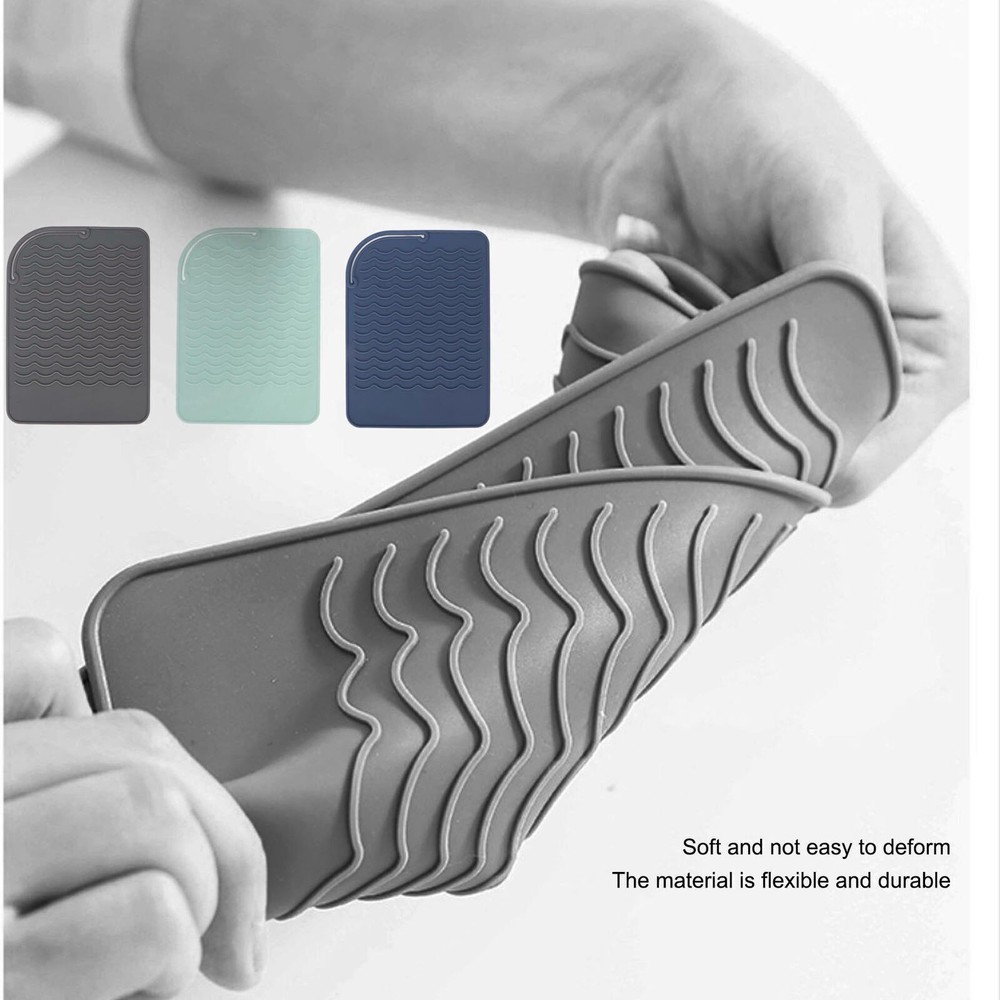 Heat Insulation Silicone Mat Corrugated Pattern Anti Skid Flexible High