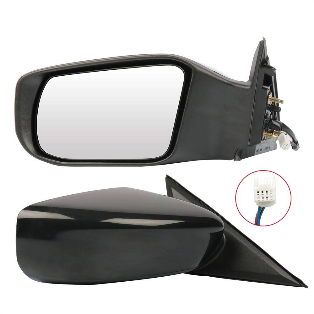 For Nissan Altima 2.5 2013-2018 Black Power Driver Passenger Side Mirrors Pair