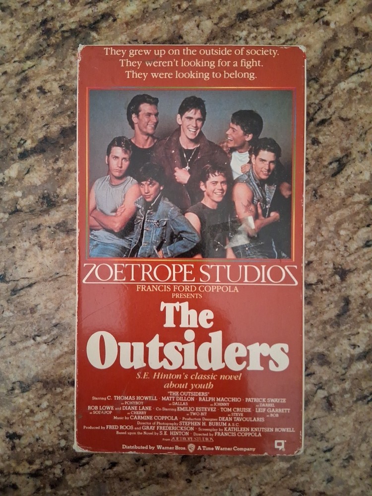 The Outsiders VHS 1983 Preowned