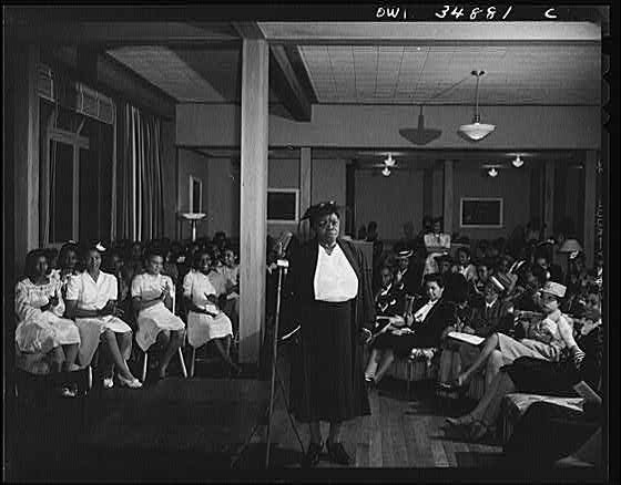 Photo:African American Women Choir Indoors 1910s Concert Audience