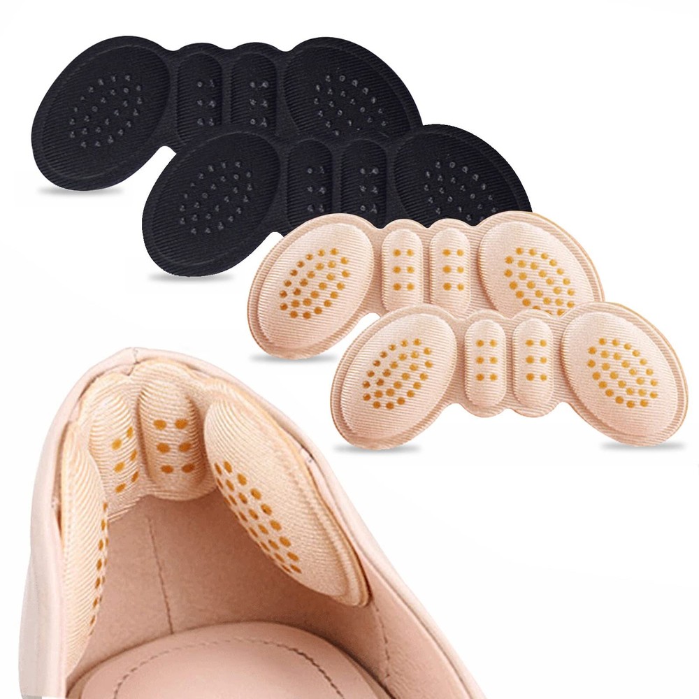 Heel Pads for Shoes That are Too Big Heel Grips for Womens Shoes4Pairs Heel I...
