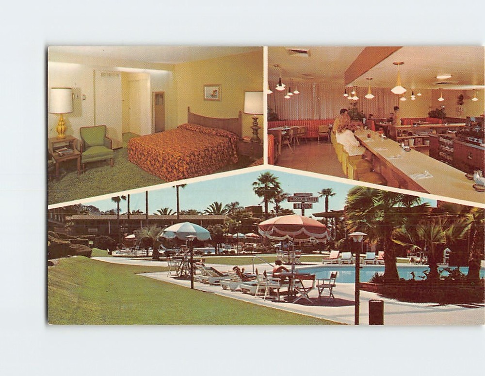 Postcard Mission Valley Inn 875 Hotel Circle San Diego California USA America
