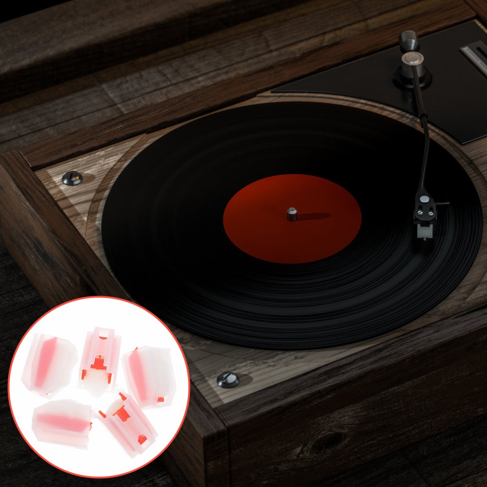 5-pack stylus replacement needles for vinyl record players