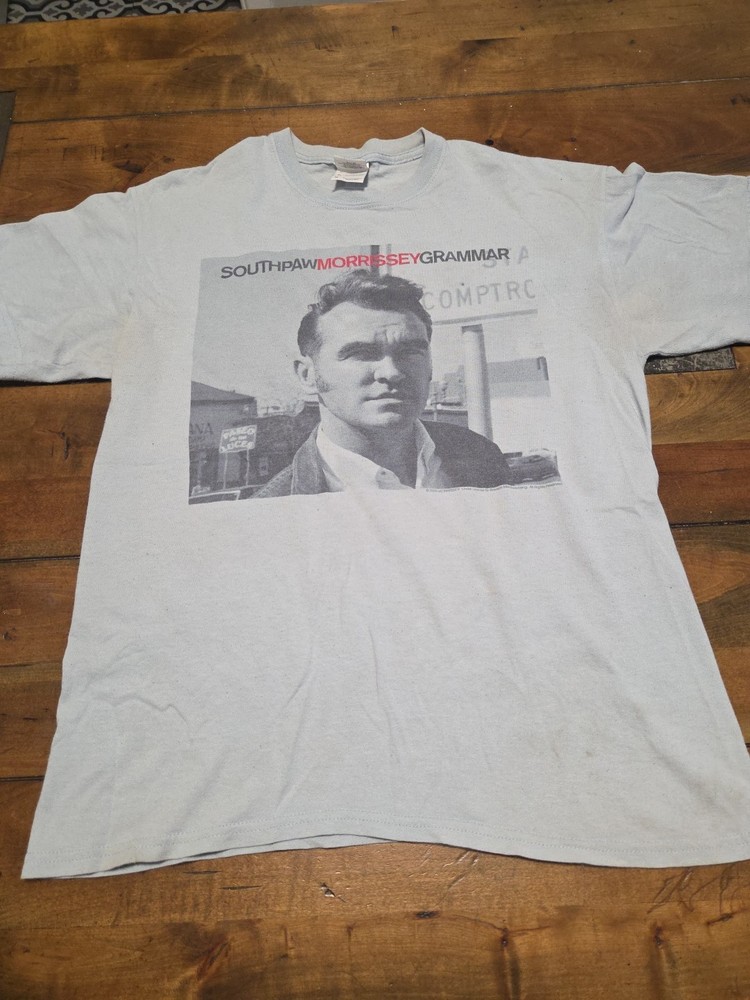 Vintage Morrissey Shirt 2009 Tour of Refusal Southpaw Grammar Concert Merch M
