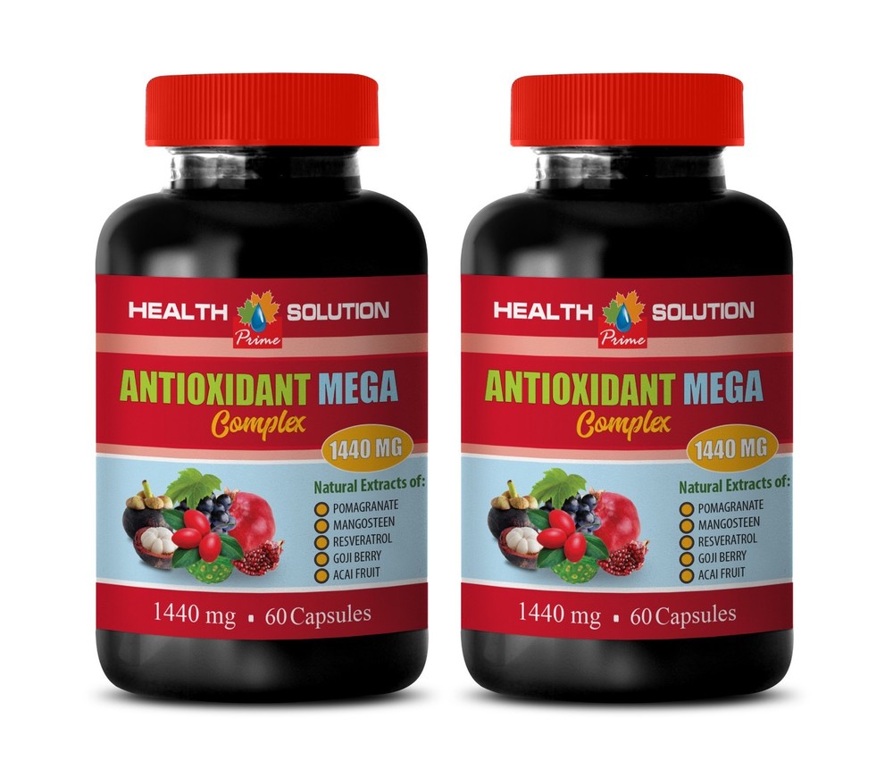 acai berry powder - Antioxidant Mega Complex - resveratrol supplement 2 Bottles-image