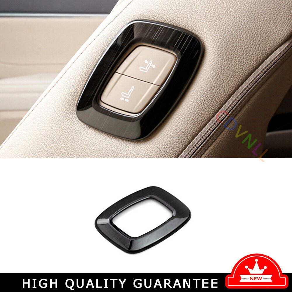 Seat Headrest Button Ring Cover Trim For Toyota Camry 2018-2022 Black Titanium