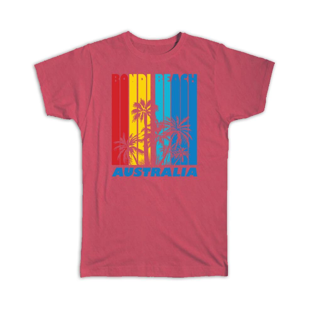 Gift T-Shirt : Bondi Beach Australia Tropical Palm Tree Expat Country Tourism