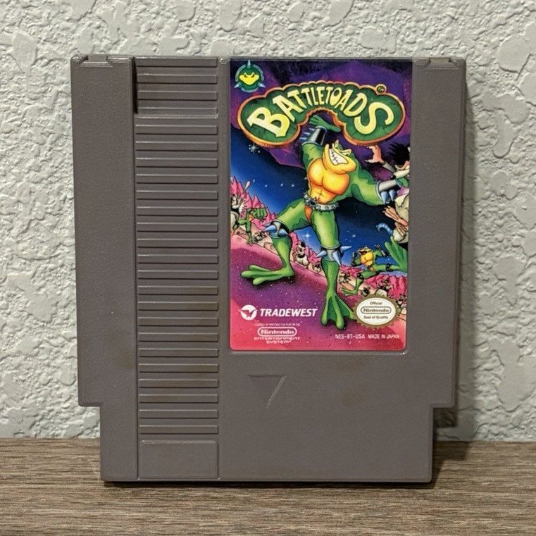 Battletoads Series Nintendo NES Video Game Cartridge Cleaned & Tested