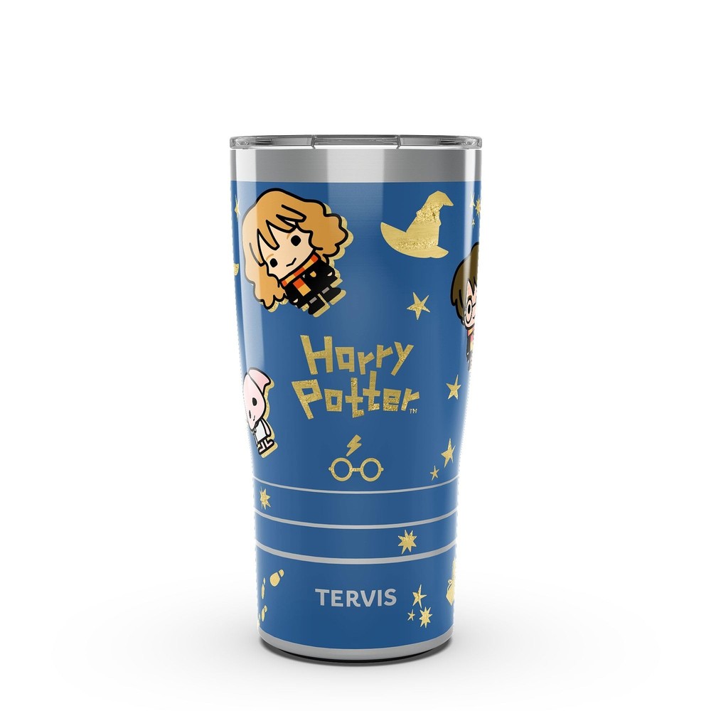 Traveler Harry Potter Charm Icons Triple Walled Insulated Tumbler Travel Cup ...