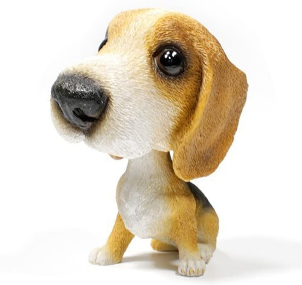 Bobble Head Dog Action Figure Doll Puppy Car Dashbaord Toys Decoration Beagle