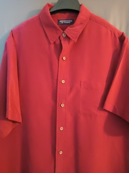 Roundtree & Yorke Men's Short Sleeve Shirt XL