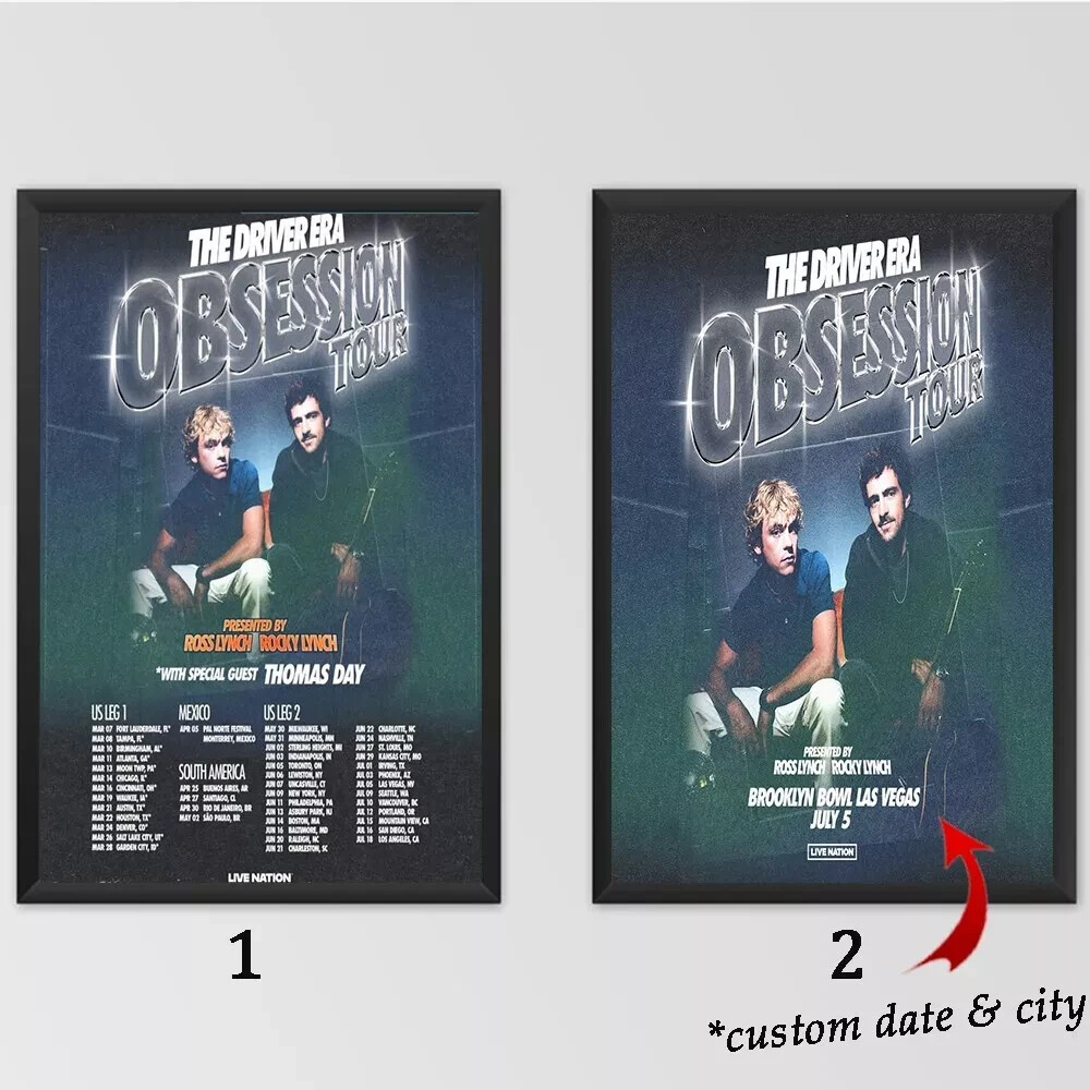 Custom The Driver Era Obsession Tour 2025 Poster for Home Decor