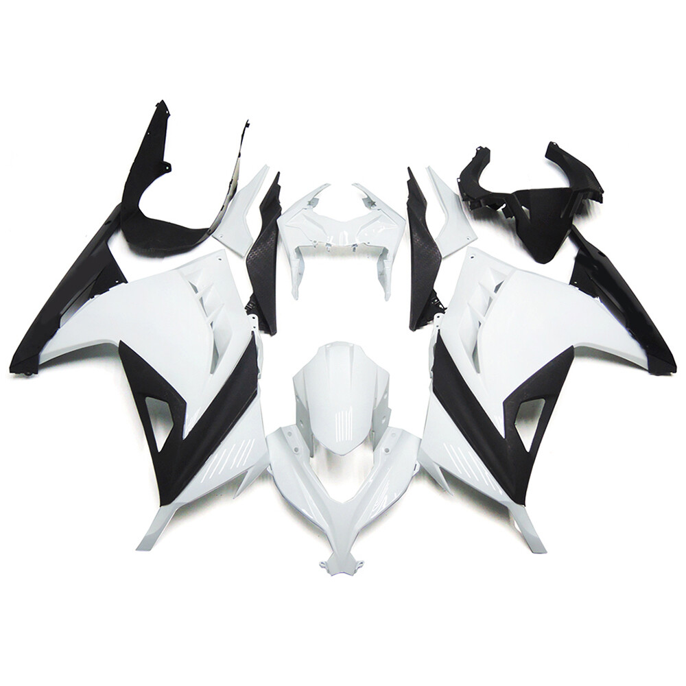 White ABS Bodywork for 2013-2017 Kawasaki Ninja 300 EX300R Injection Fairing Kit