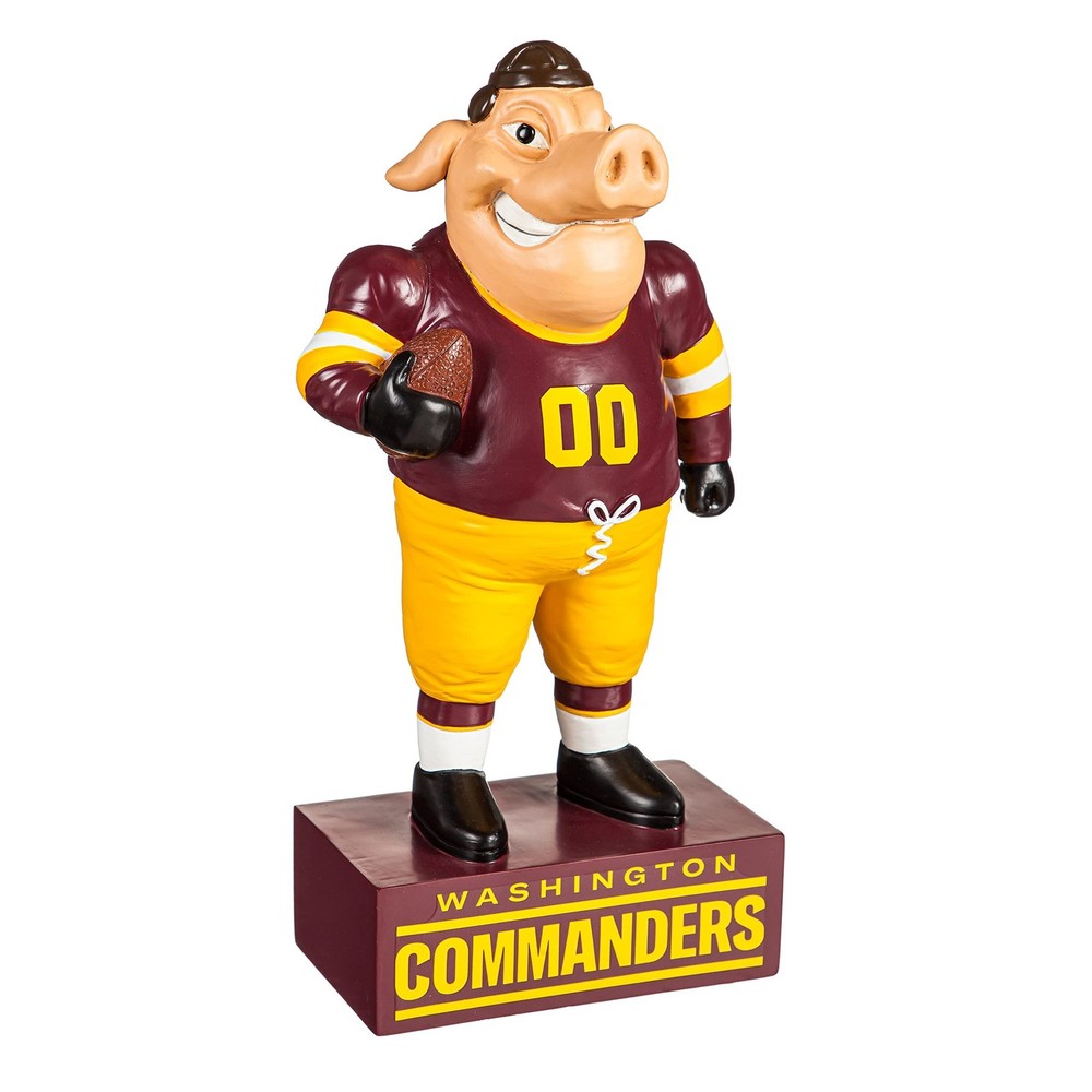 Washington Commanders Team Mascot Garden Statue, Hand Painted Resin, 12 Inch,...