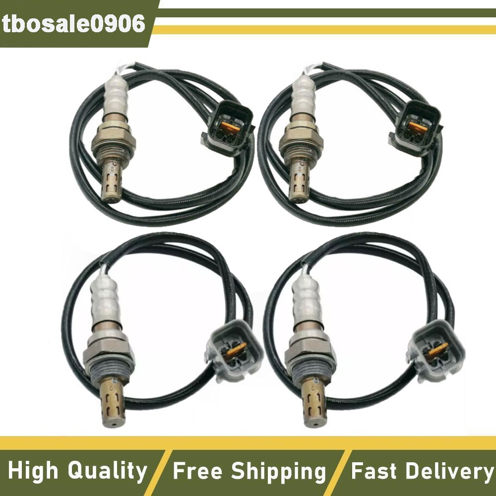 4PCS Oxygen Sensor Up+Downstream For Mitsubishi Montero Sport 3.0L V6 2000-2003