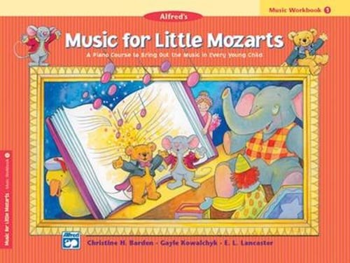 Music for Little Mozarts Music Workbook, Bk 1: Coloring and Ear Training: Used