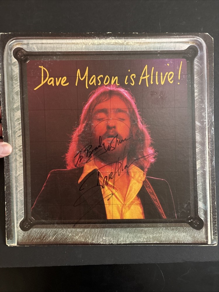 Dave Mason Signed Is Alive Vinyl Record Autographed Original VG+