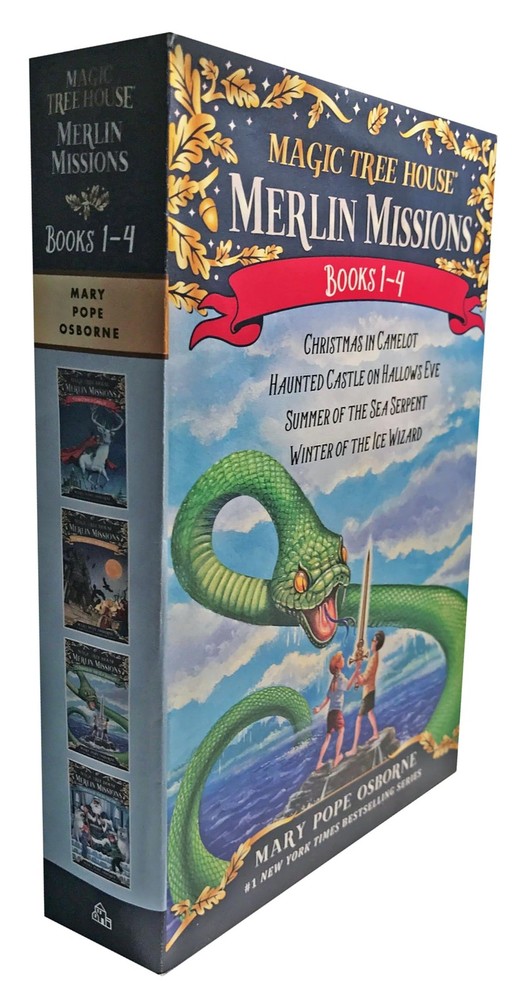 Magic Tree House Merlin Missions Books 1-4 Boxed Set: Christmas in Camelot; ...