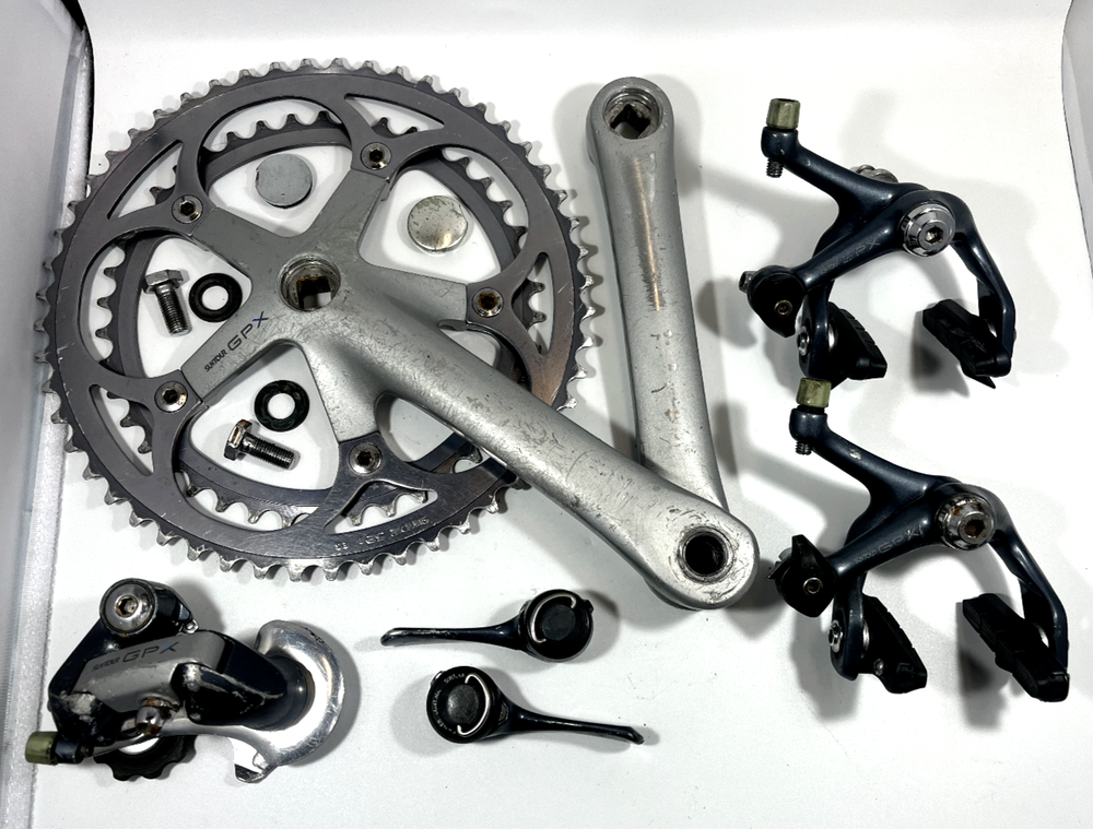 Vintage Suntour GPX Groupset Clean Condition Missing Front Derailleur
