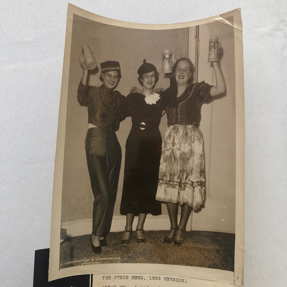 Press Photo Photograph Beer Ball Franklin Roosevelt Inauguration 1933 Debutante