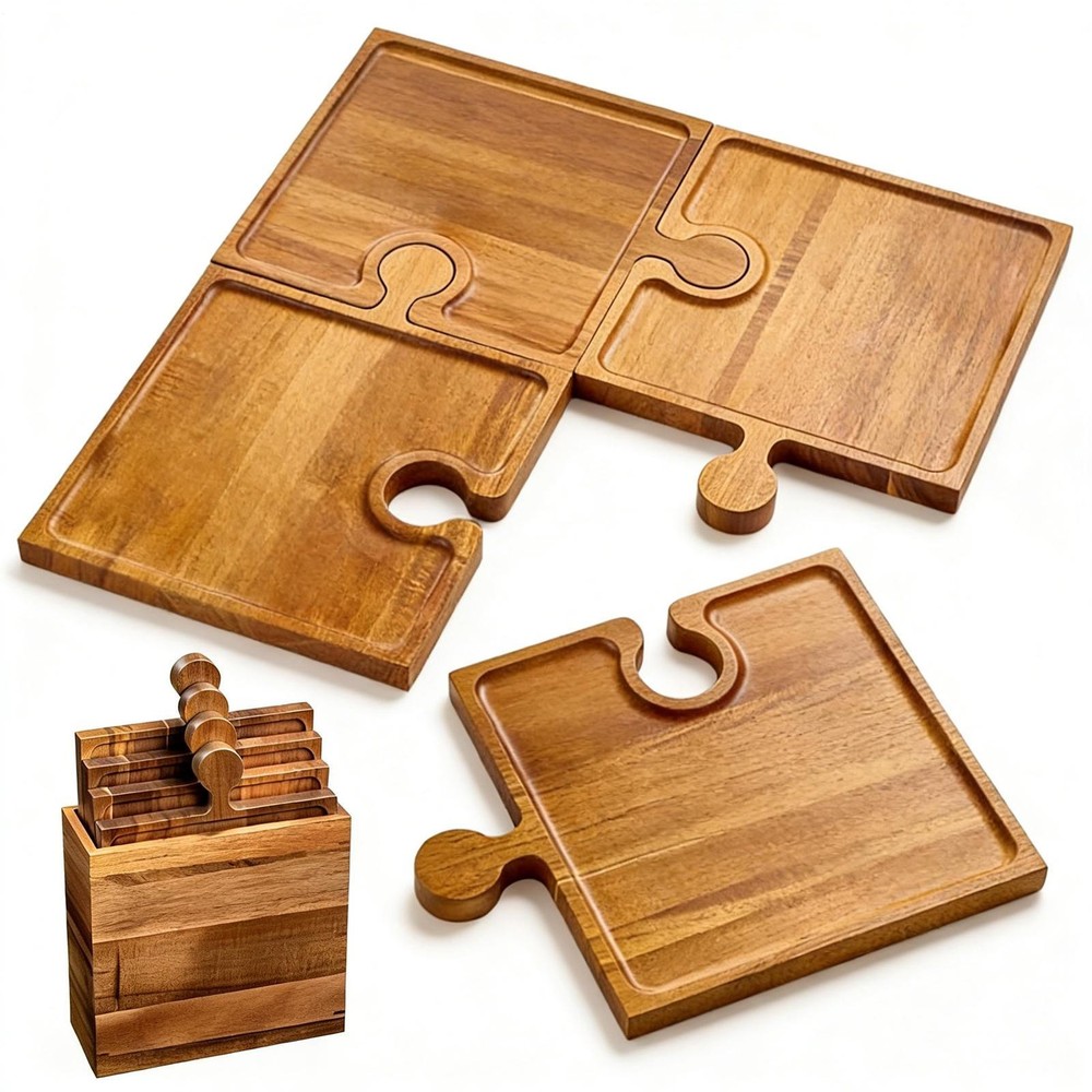 Charcuterie Serving Board Wooden Wipe-Clean Tray Charcuterie Cutting