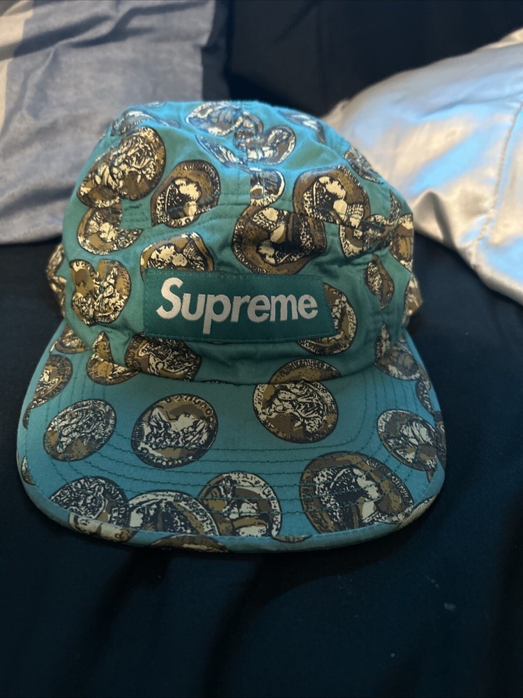 Supreme Coins Camp Cap in Blue