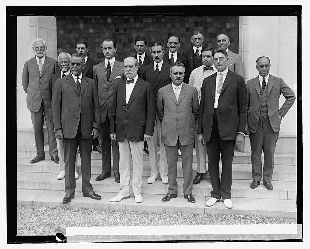 Photo:Pan American group with Hughes,Wilbur,6/24/24,June 1924,Politicians