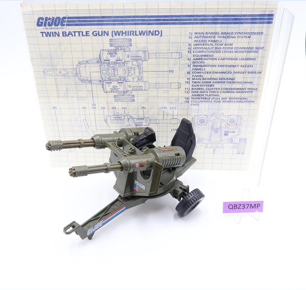 Whirlwind 100% Complete G.I. Joe Hasbro 1983 Vintage Action Figure Vehicle