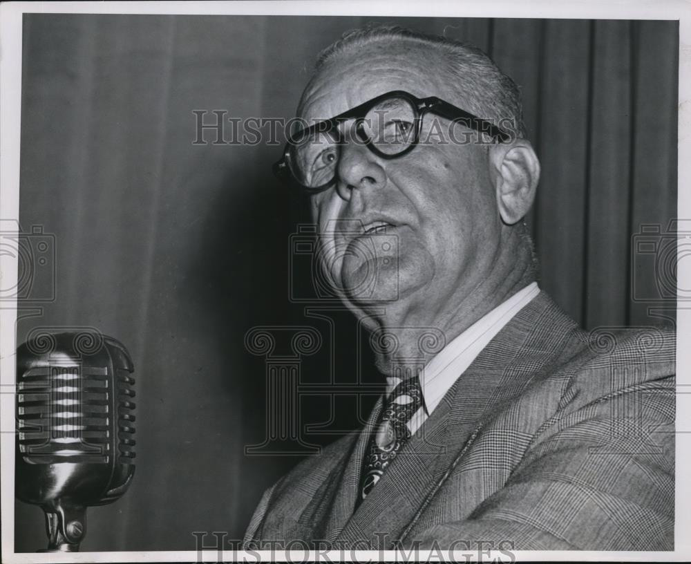 1952 Press Photo Paul Fitzpatrick,Chairman of the N.Y.State Democratic Committee