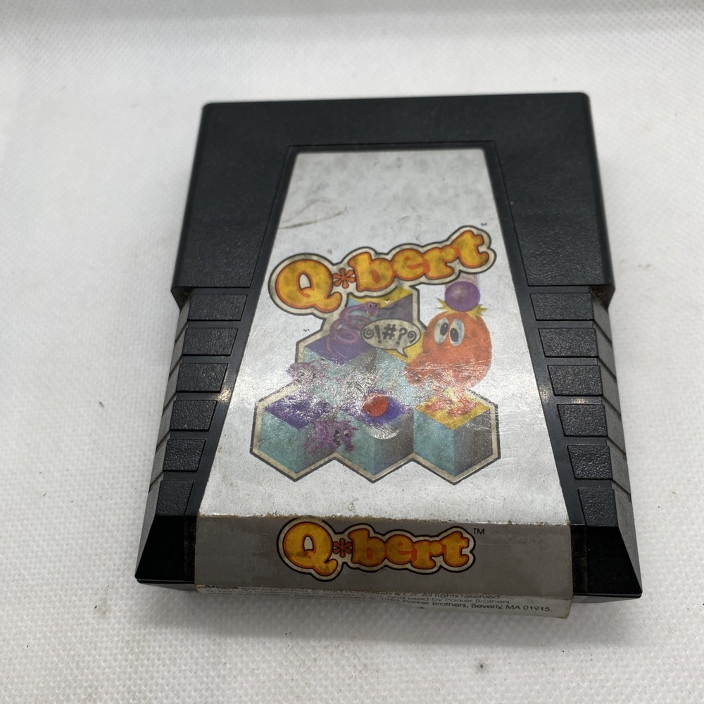 Parker Brothers Q*bert Arcade Atari 2600 Video Game Cartridge