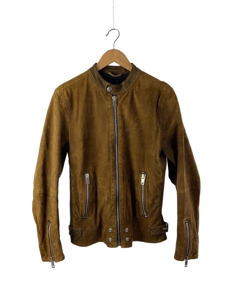 Diesel Single Riders Jacket/S/Goat Leather/Cml/Plain 3477
