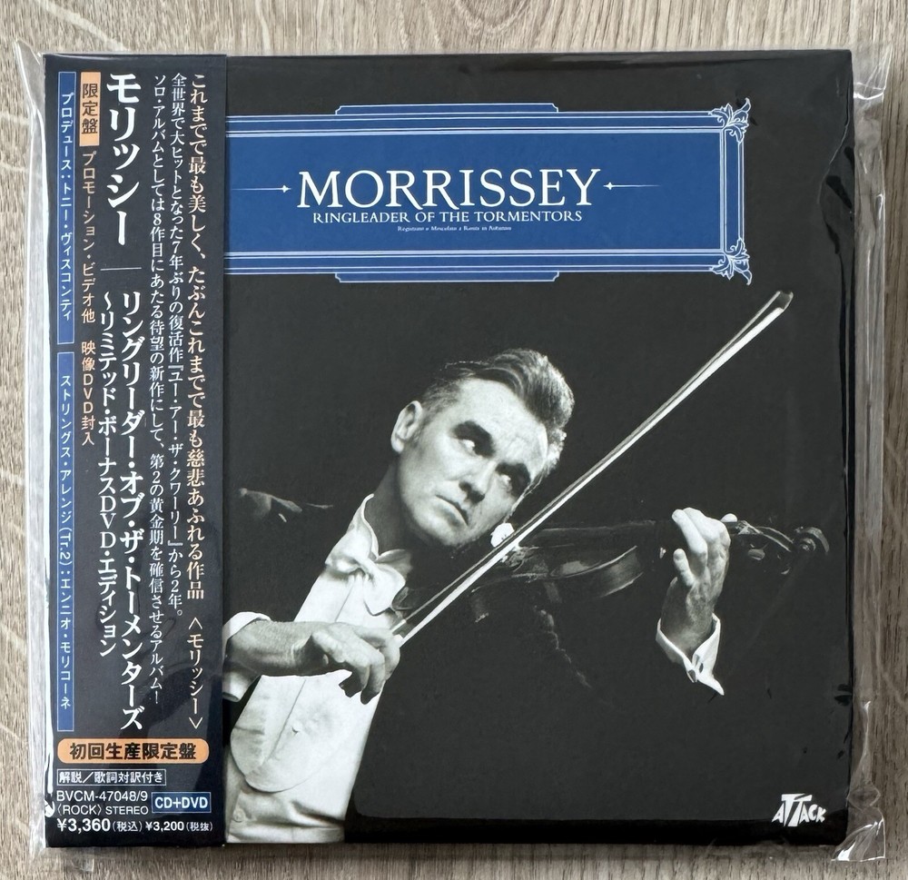 Morrissey ‎– Ringleader Of The Tormentors Rare Japan CD + DVD w OBI The Smiths