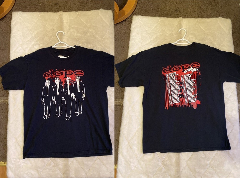New Dope Band Vintage 2005 American Apathy Tour Unisex Shirt Sizes S-5XL