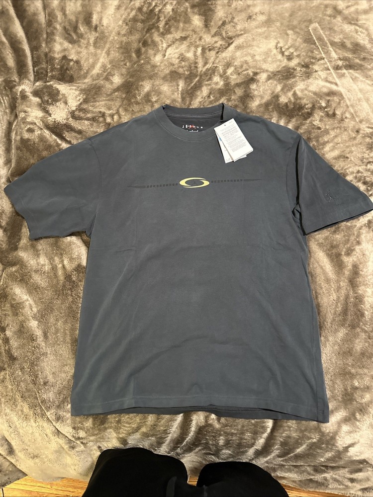 Nike Jordan x Travis Scott T-Shirt Dark Gray Air Jack DZ5510-070 Men's Size M