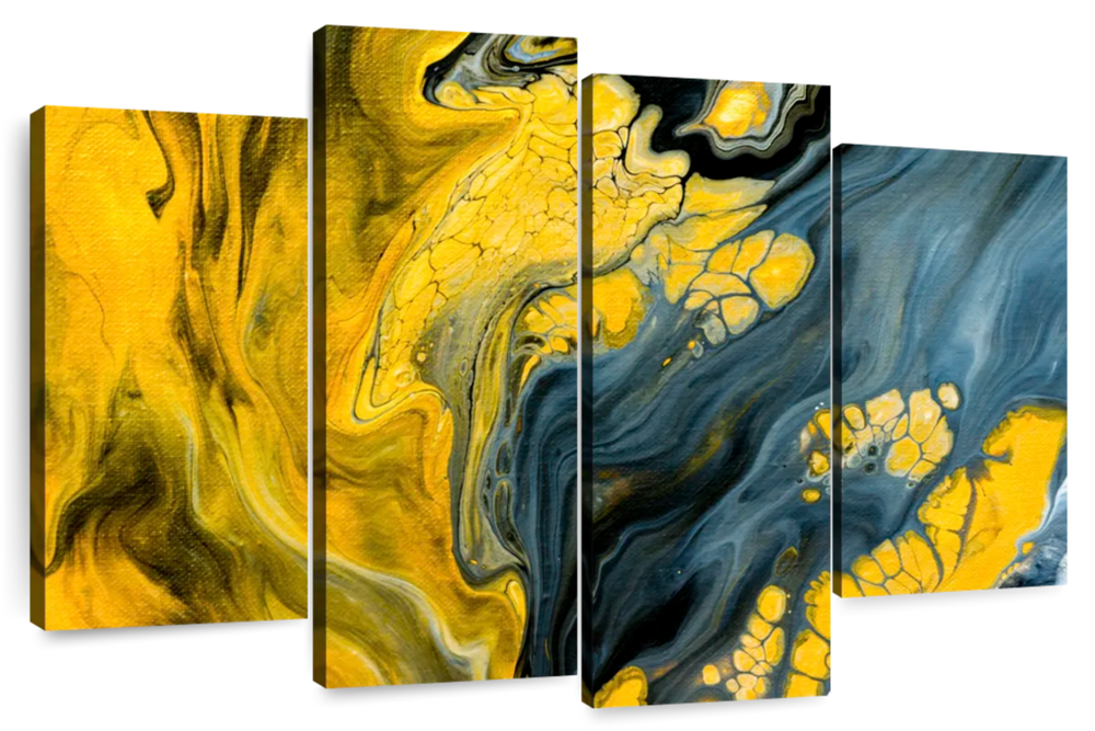 Marbled Abstract Wall Art