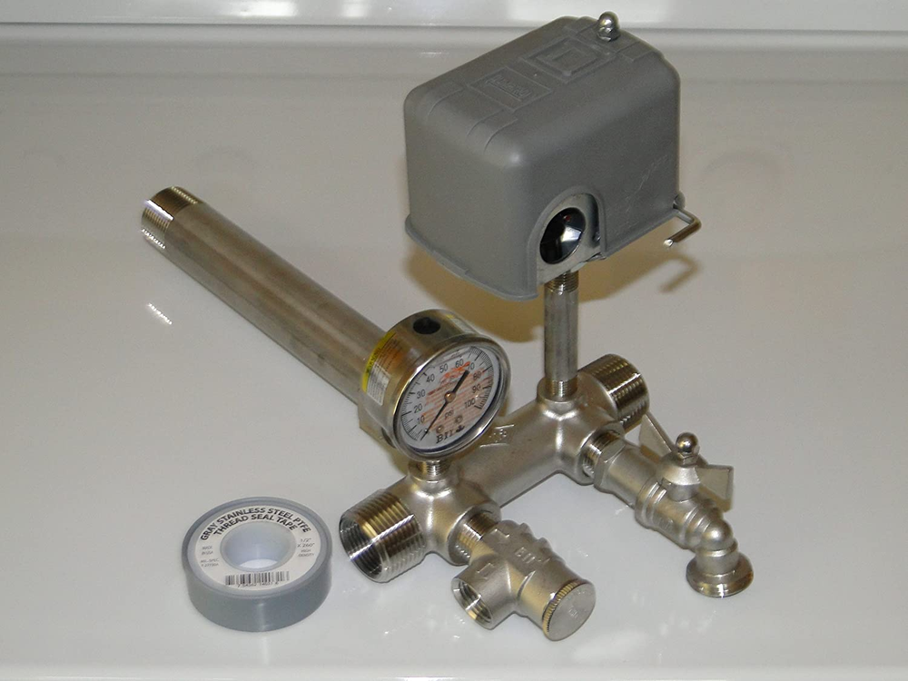 STAINLESS STEEL 1.25 X 14 Tank Tee Kit + UNION Installation Water Well Pressure