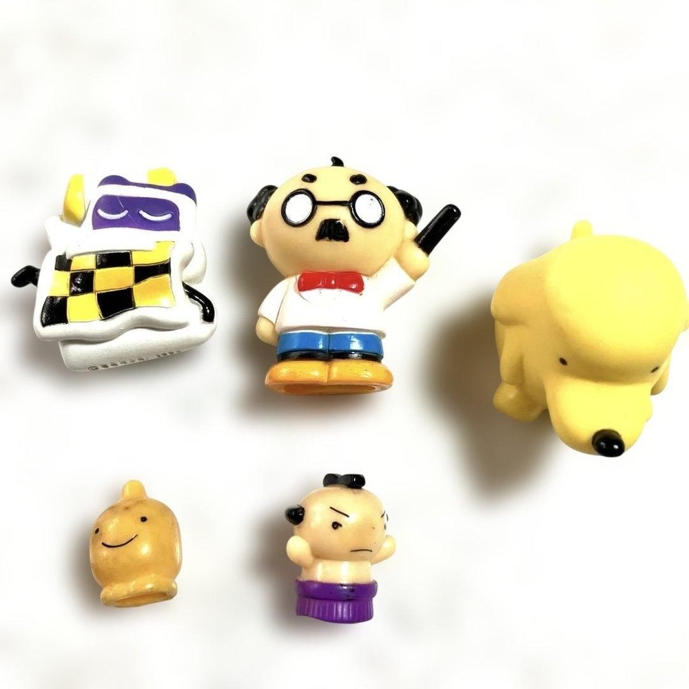 5 Tamagotchi Soft Vinyl Figure Finger Dolls #0e7cb7