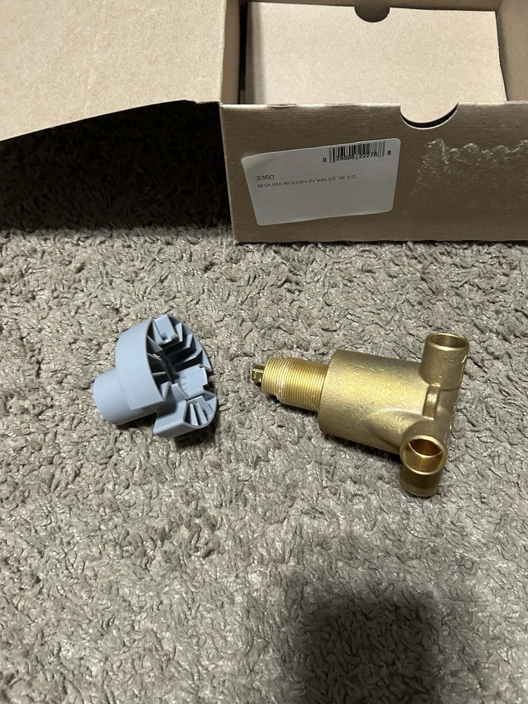 Moen 3360 1/2-Inch Brass 3-Function Commercial Shower Transfer Valve