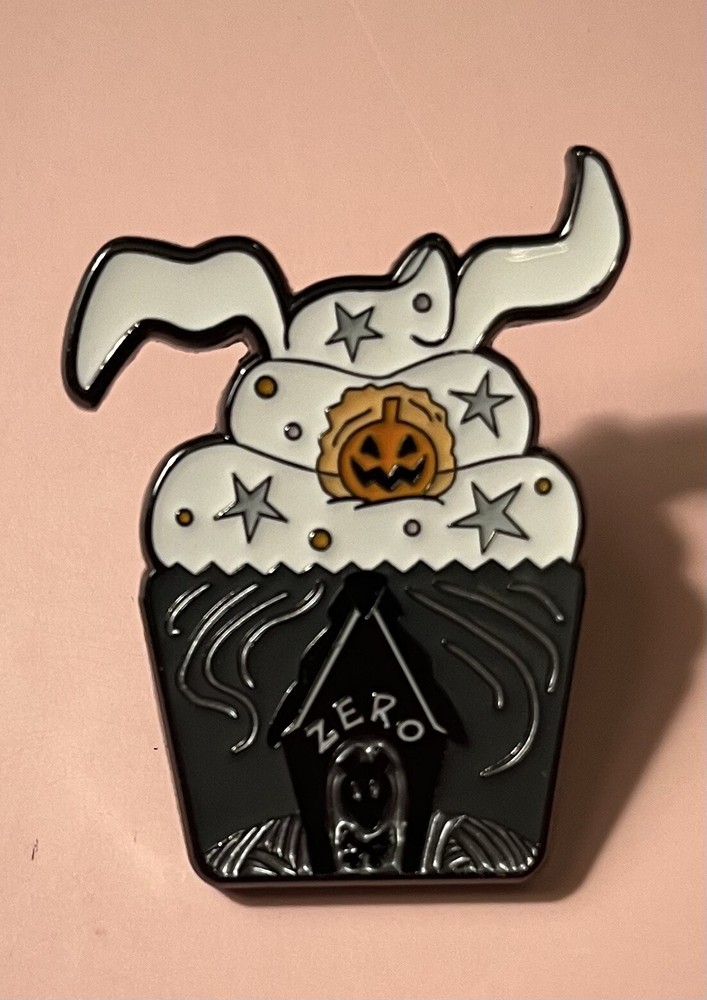 Disney Nightmare Before Christmas Zero Cupcake Enamel Pin Blind Box