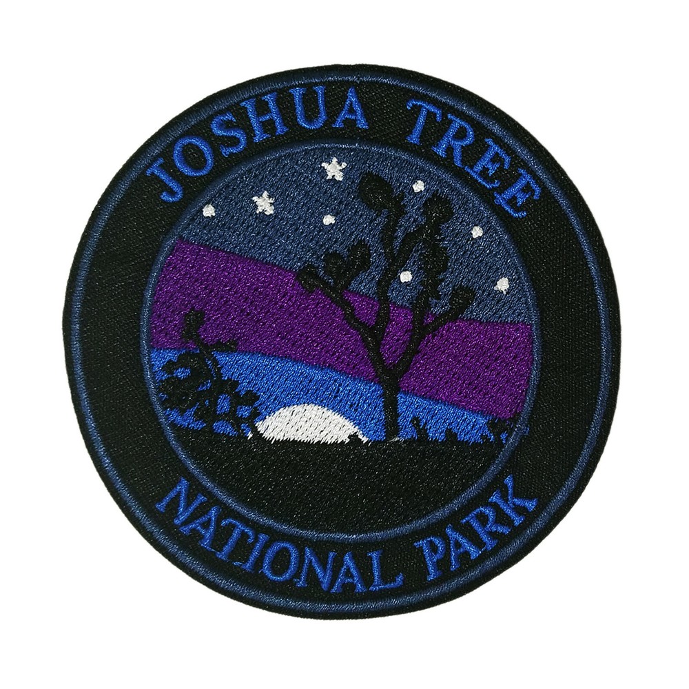 Joshua Tree National Park Patch Embroidered Iron-On Applique Travel Souvenir