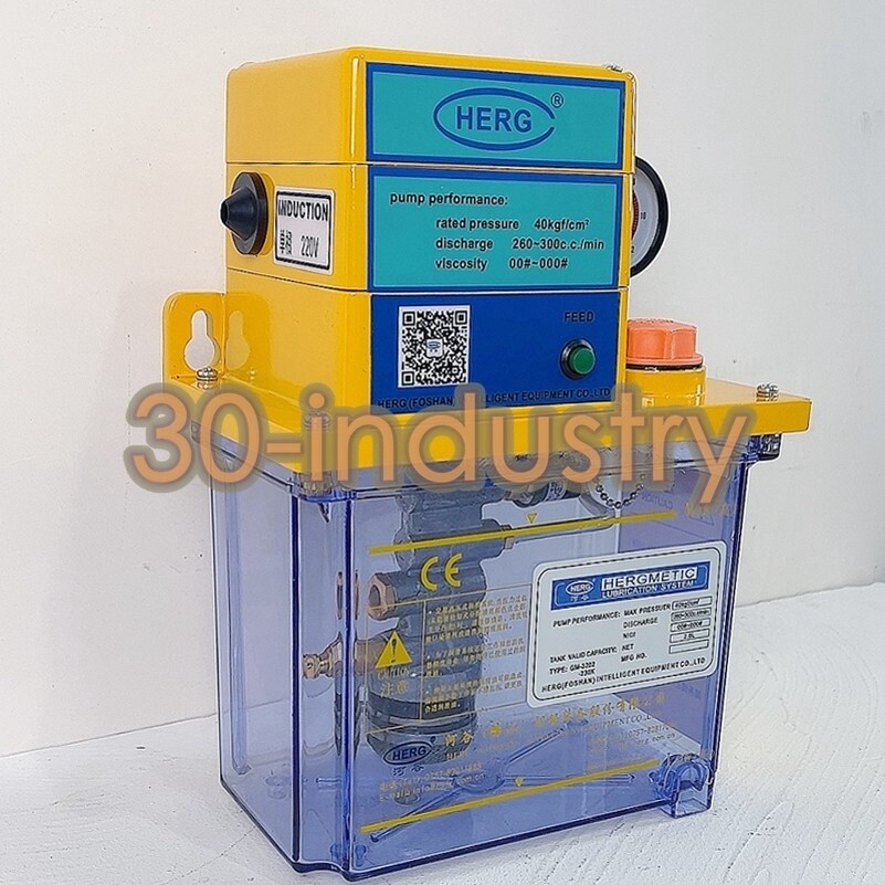 1PCS New HERG Electric Grease Lubrication Pump GM-3202-230X 2L 220V *yt