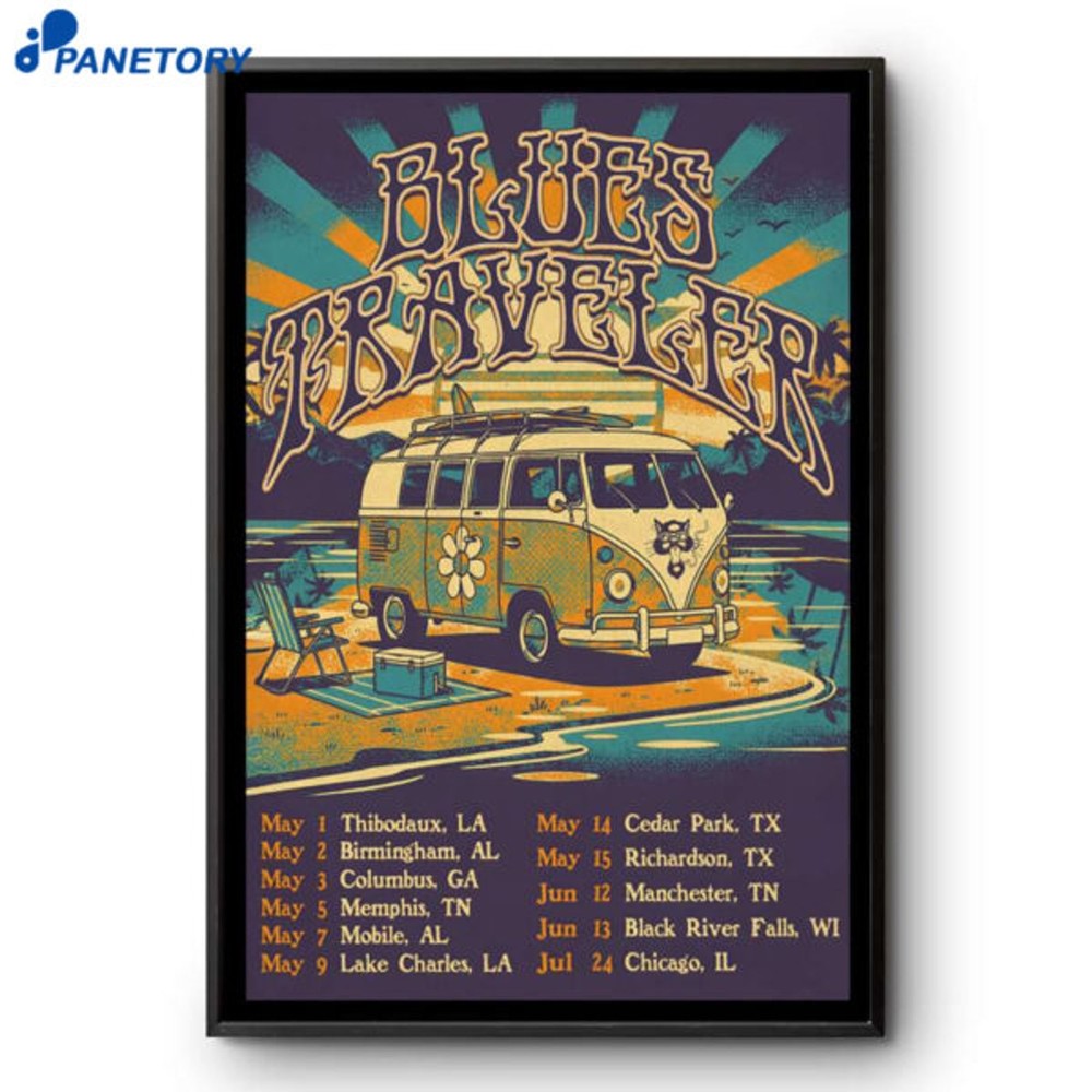 Blues Summer Tour 2026 Poster Reprint Vintage Wall Art Decor